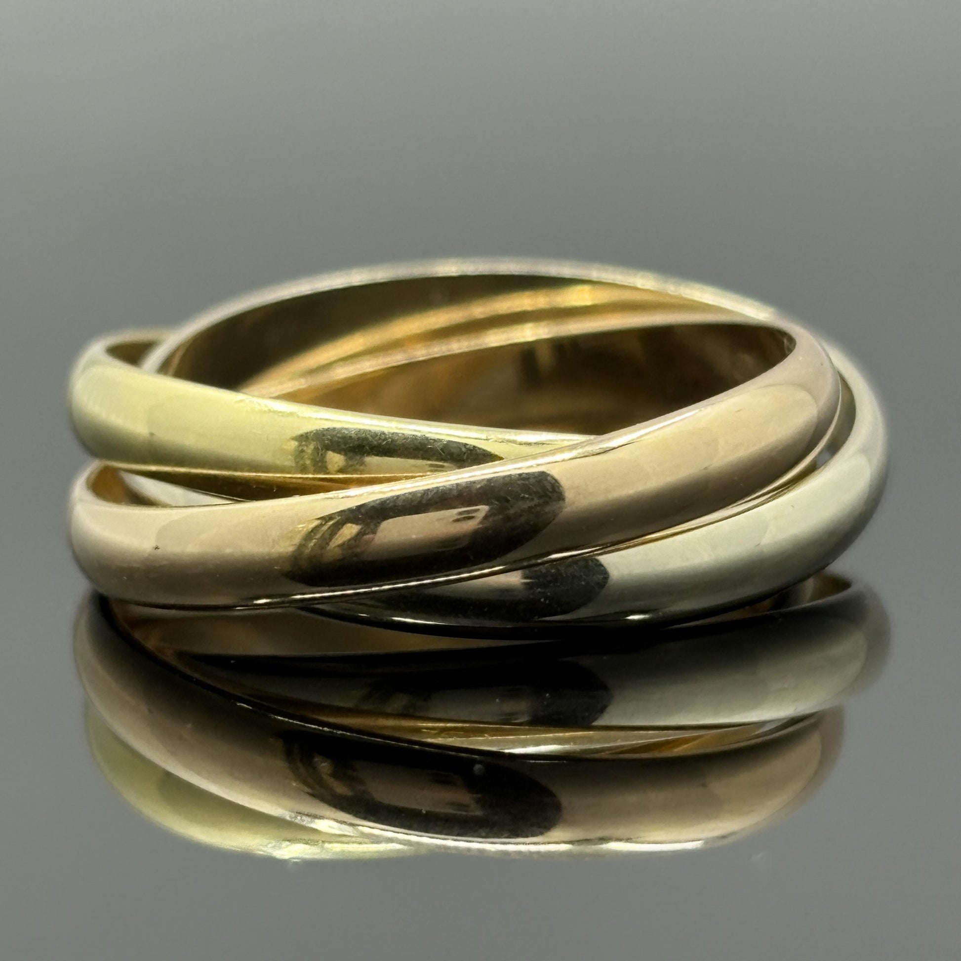 Vintage Cartier Trinity Band Sz 61 - US 9 1/2
