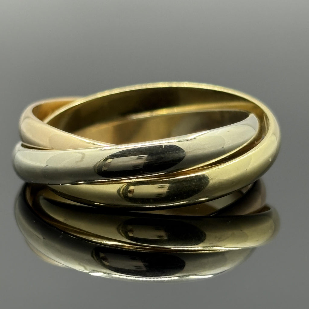 Vintage Cartier Trinity Band Sz 61 - US 9 1/2
