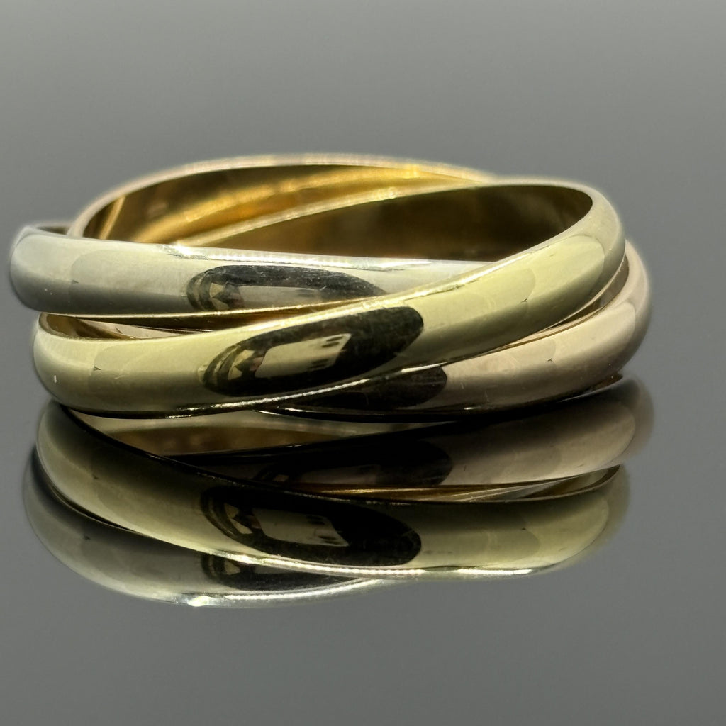 Vintage Cartier Trinity Band Sz 61 - US 9 1/2
