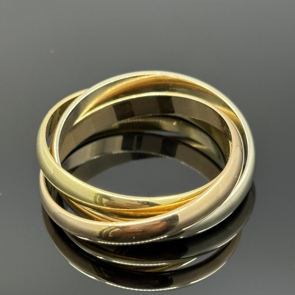 Vintage Cartier Trinity Band Sz 61 - US 9 1/2