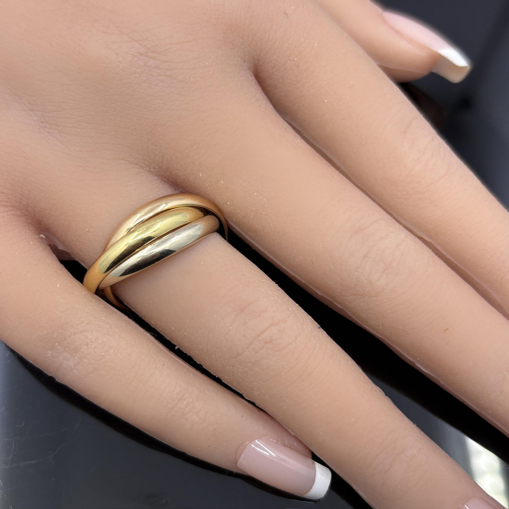 Vintage Cartier Trinity Band Sz 61 - US 9 1/2