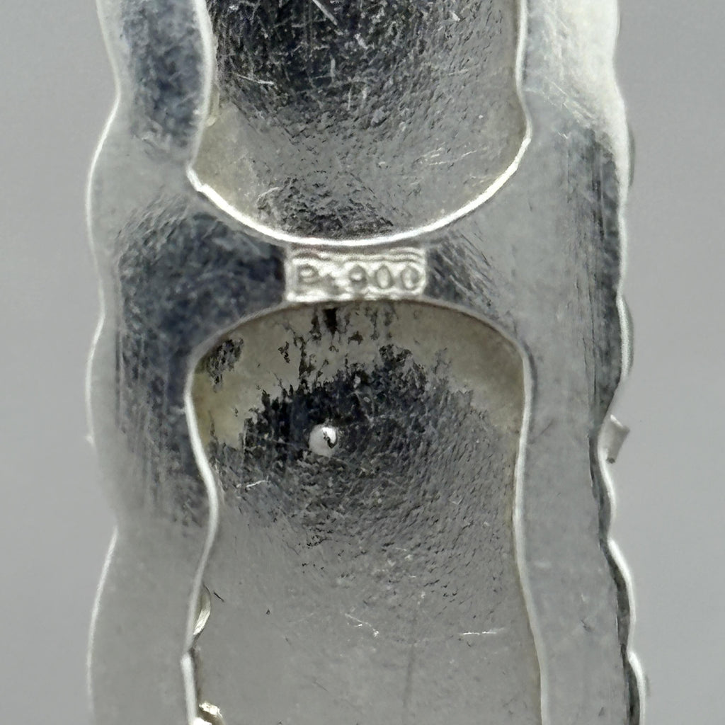 Jade Carving & Diamond Platinum Necklace