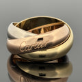 Cartier Extra Large Trinity Band Sz 53 18k Gold