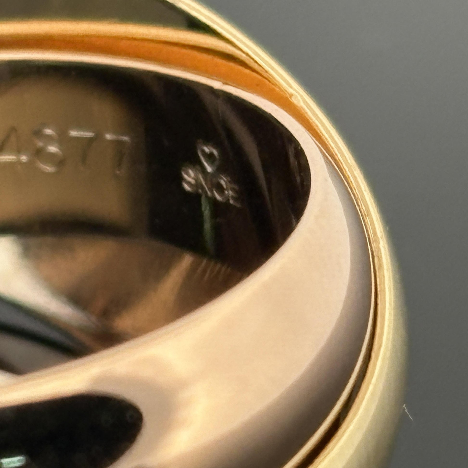 Cartier Extra Large Trinity Band Sz 53 18k Gold
