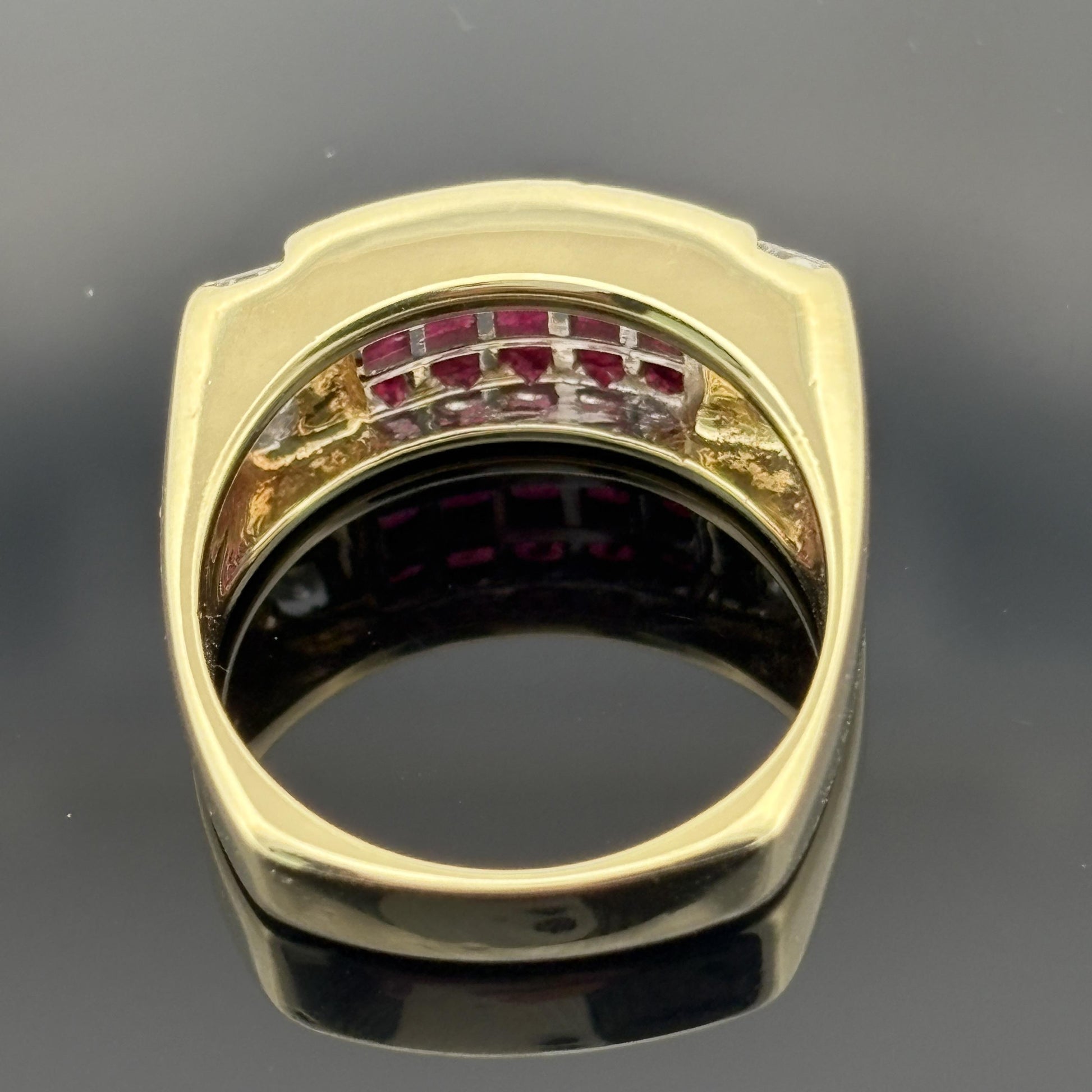 SeidenGang Ruby & Diamond 18k Yellow Gold Ring