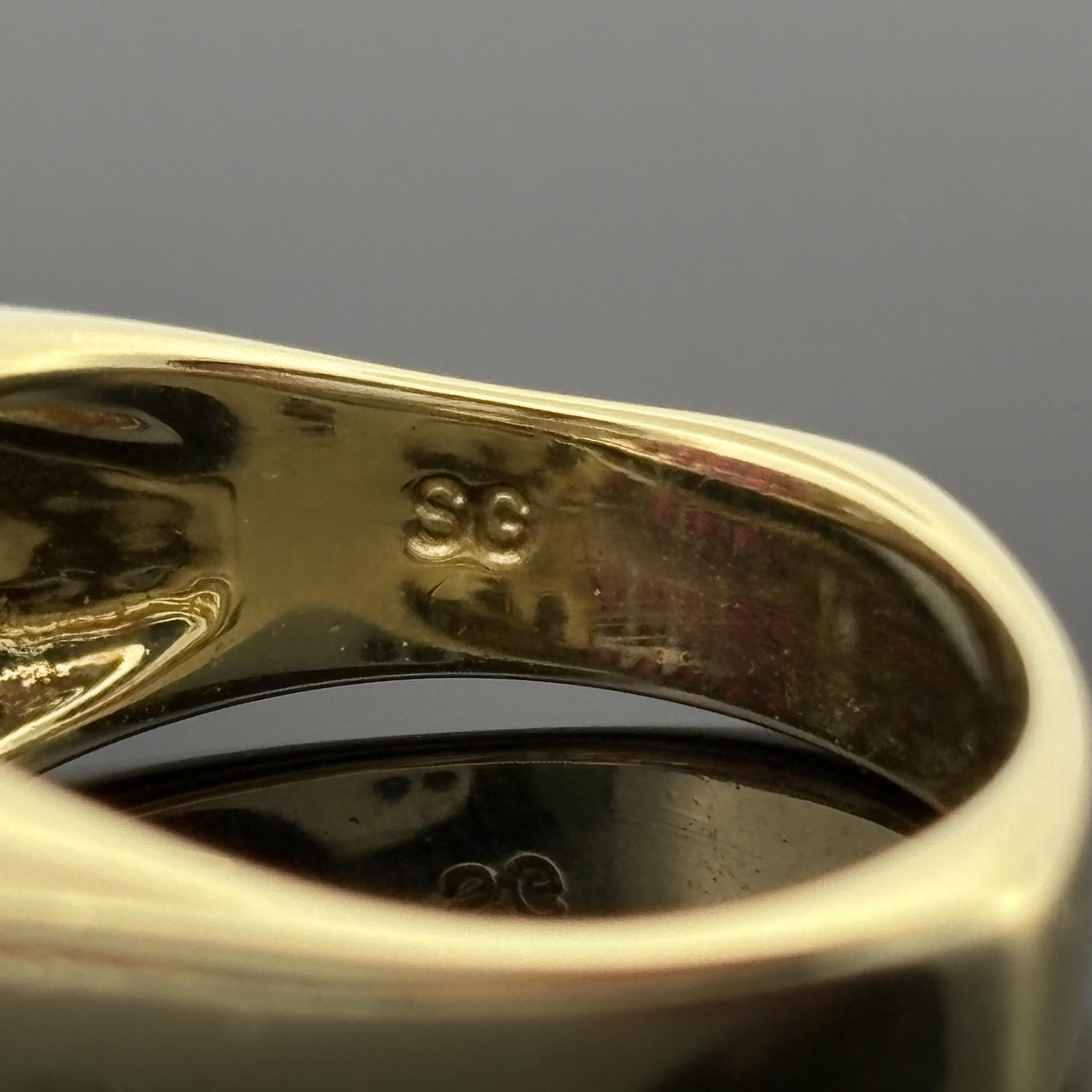 SeidenGang Ruby & Diamond 18k Yellow Gold Ring