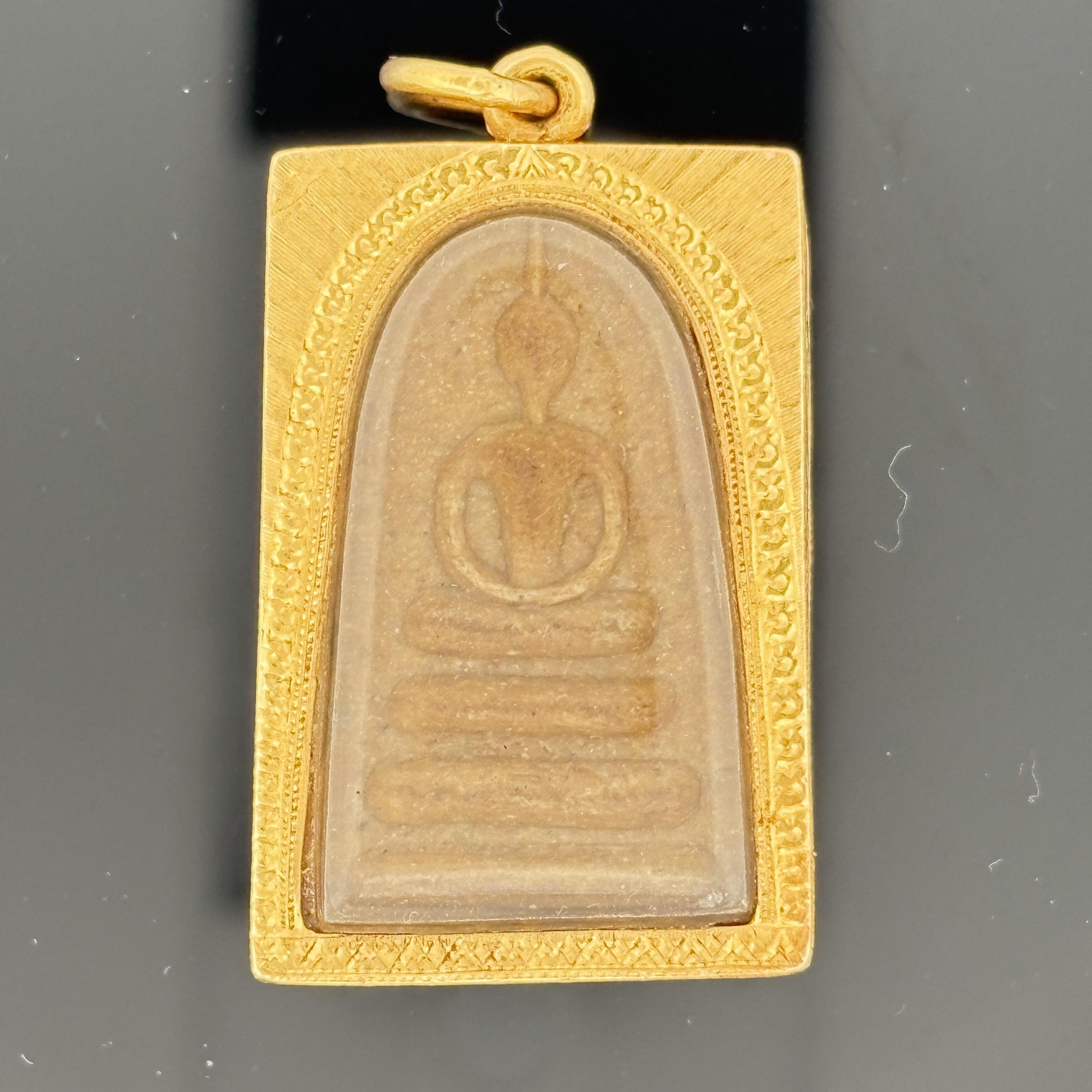 Vintage Phra Somdej Buddhist Amulet 24k Gold