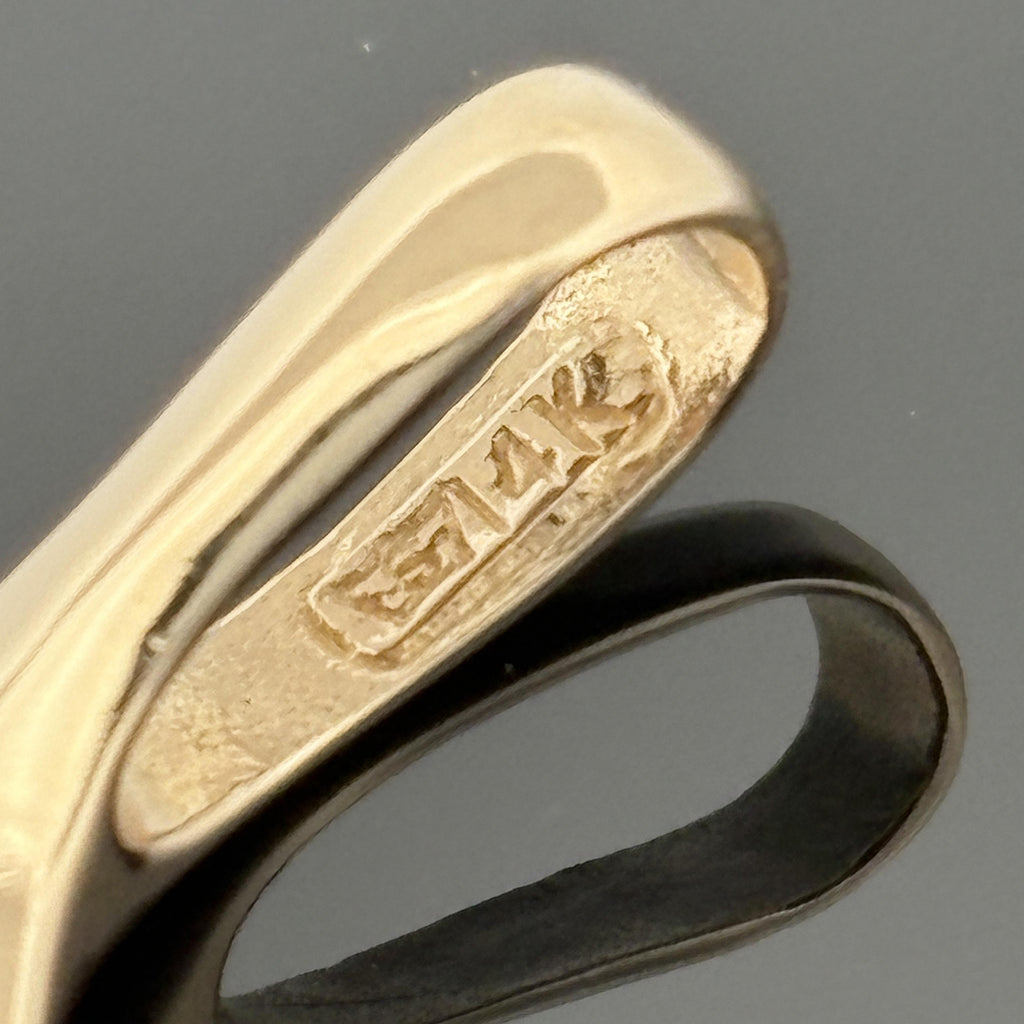Wyland Galleries 14k Yellow Gold Whale Tail Pendant - Medium Size