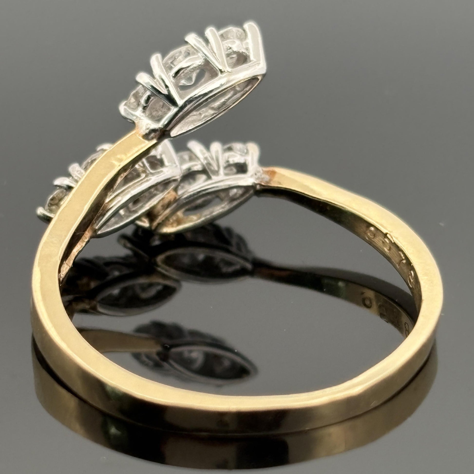Vintage 0.42ctw Diamond Nature Inspired Ring