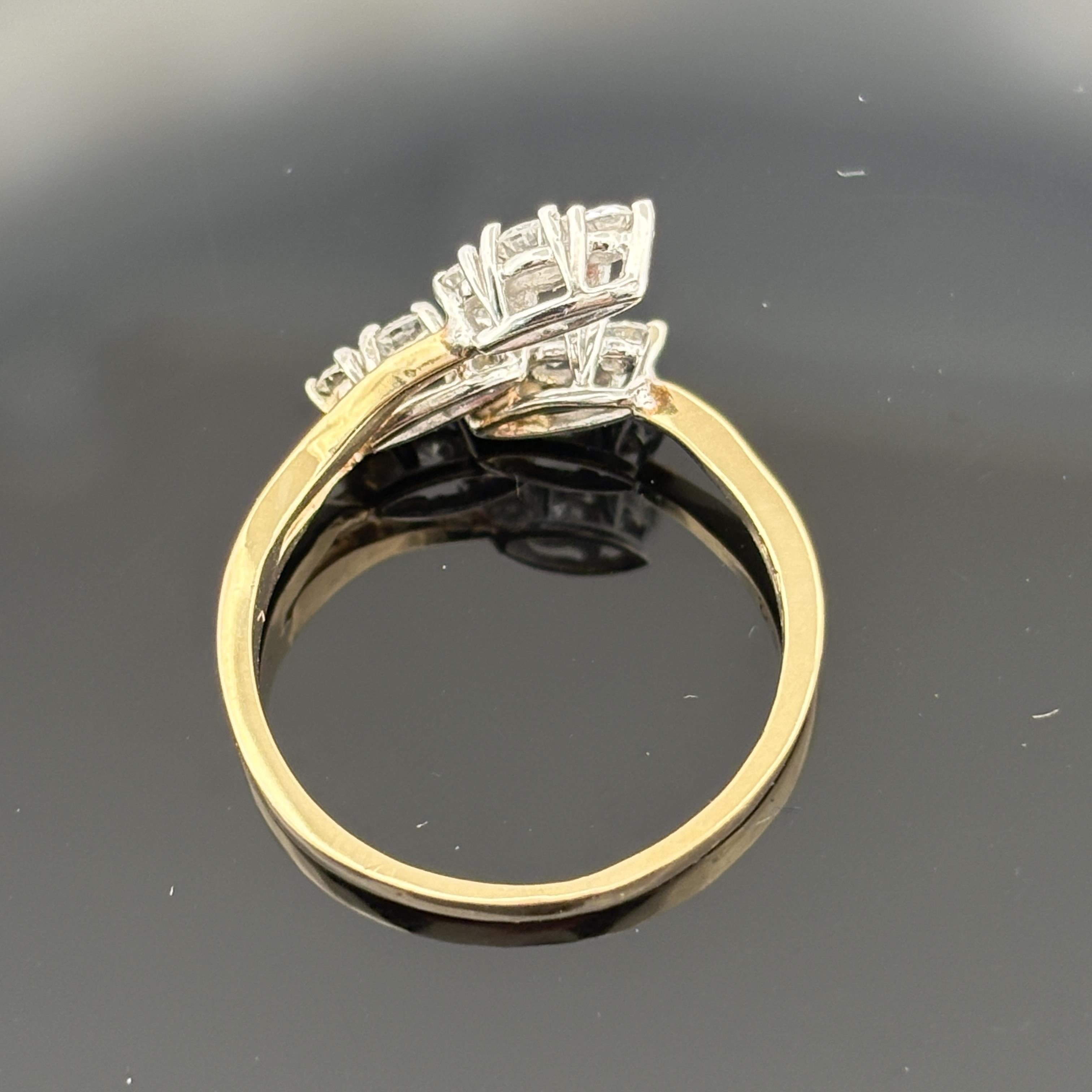 Vintage 0.42ctw Diamond Nature Inspired Ring