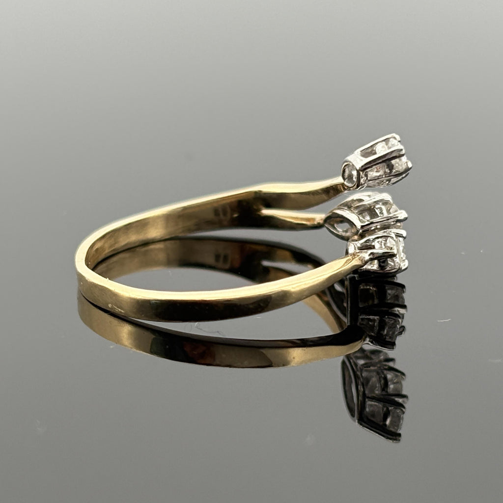 Vintage 0.42ctw Diamond Nature Inspired Ring