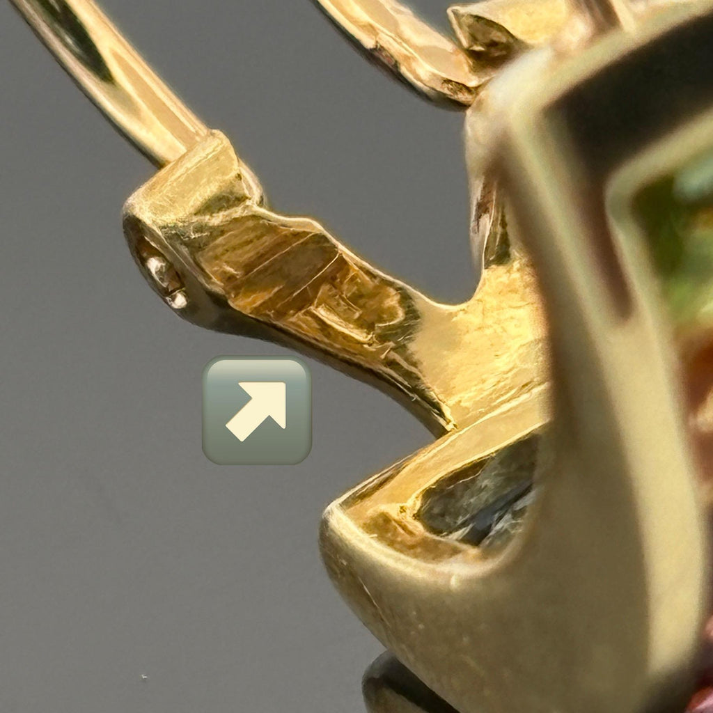 H. Stern Rainbow Collection Gemstone Earrings 18k Yellow Gold