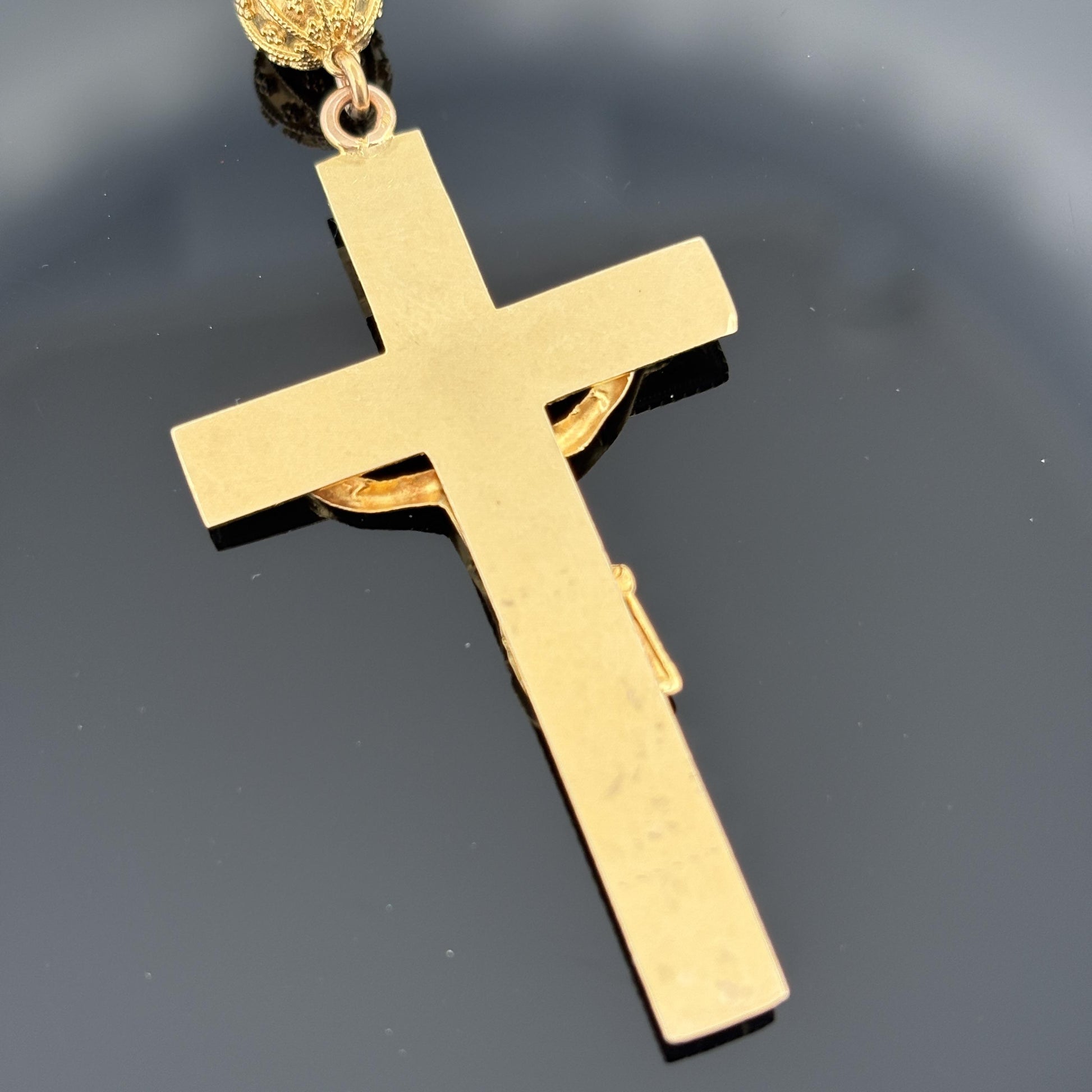 Vintage French Rosary 18k Yellow Gold