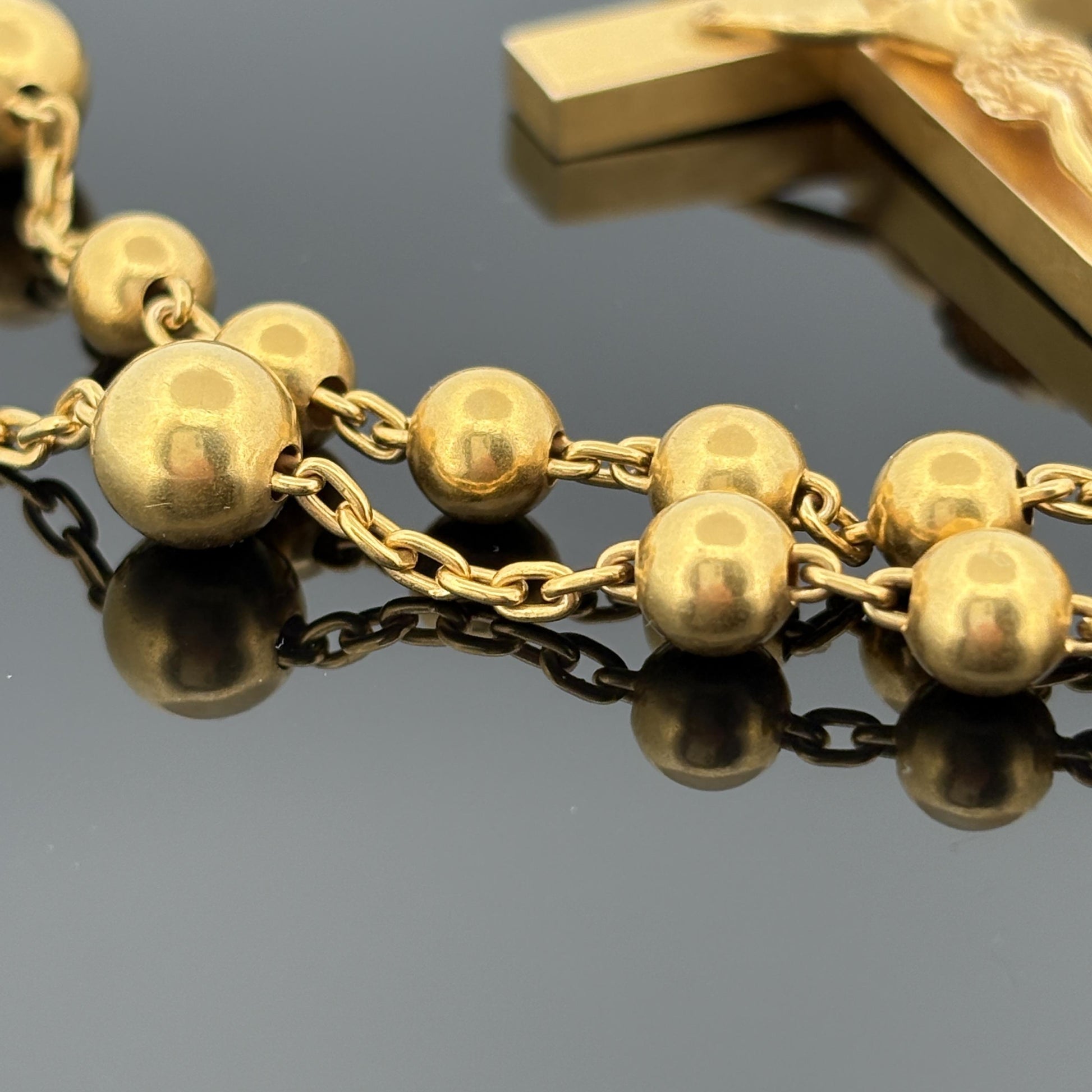 Antique Sloan & Co 14k Gold Rosary, 1908