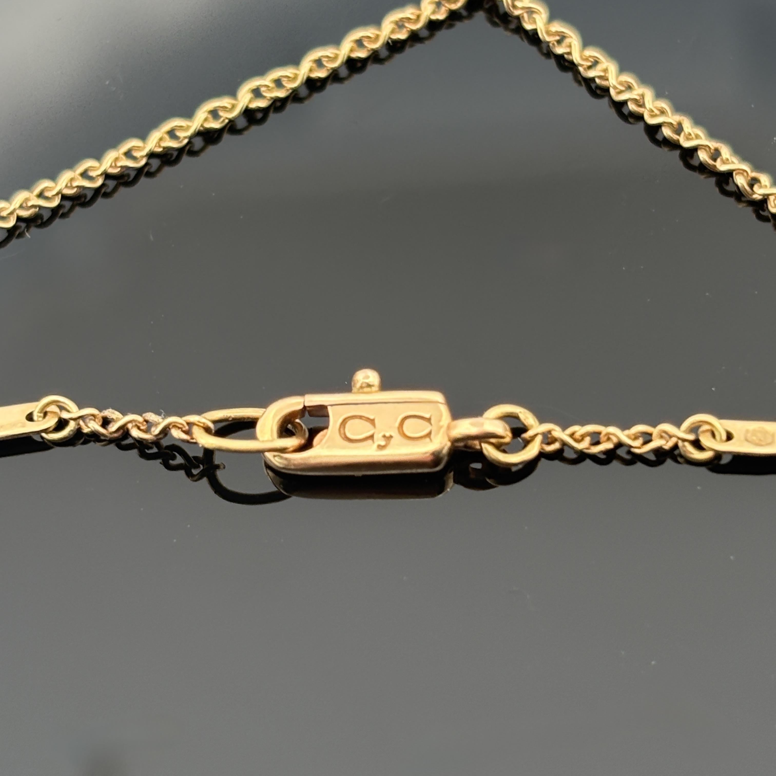 Carrera y Carrera Romeo & Juliet Heart Pendant Necklace 18k Gold