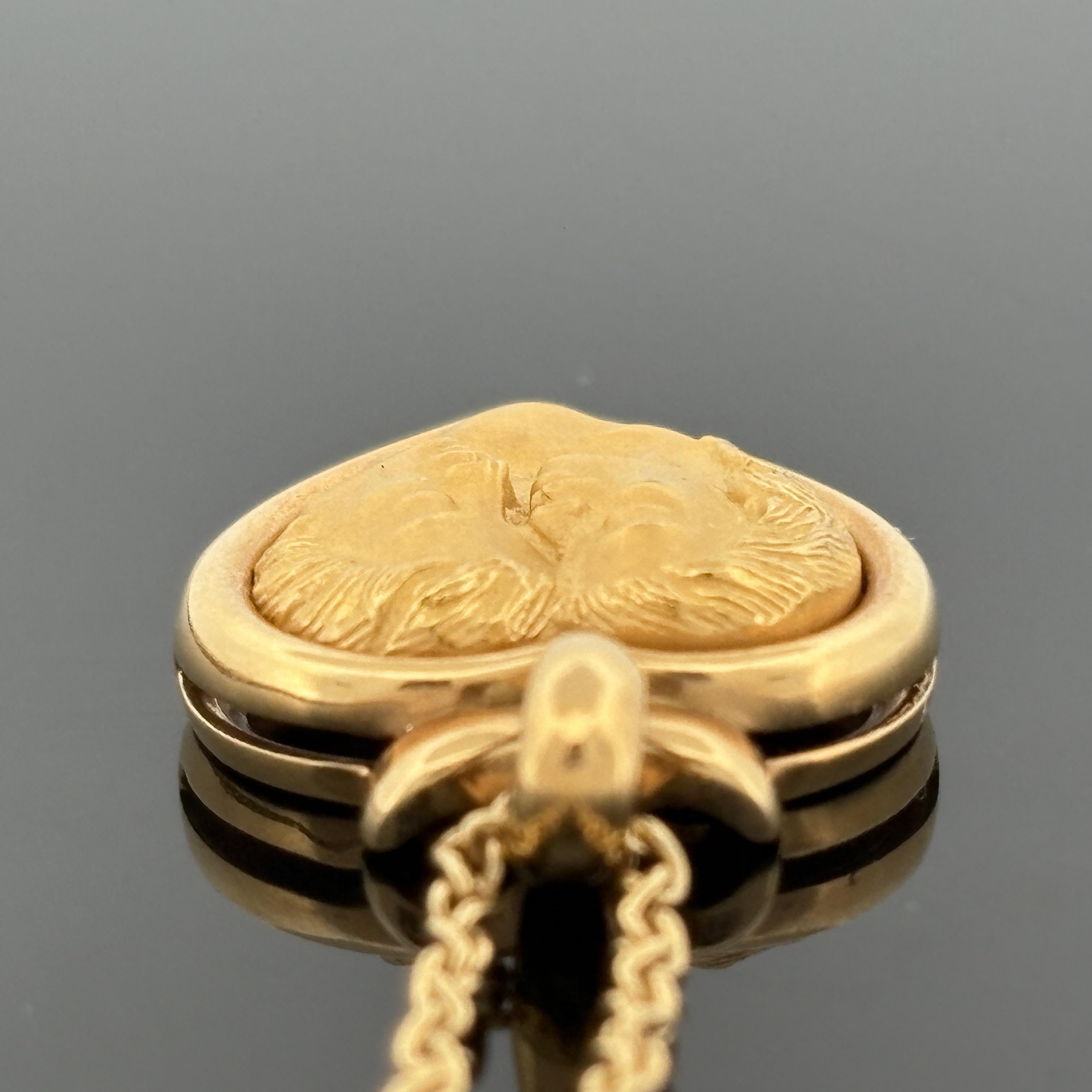 Carrera y Carrera Romeo & Juliet Heart Pendant Necklace 18k Gold