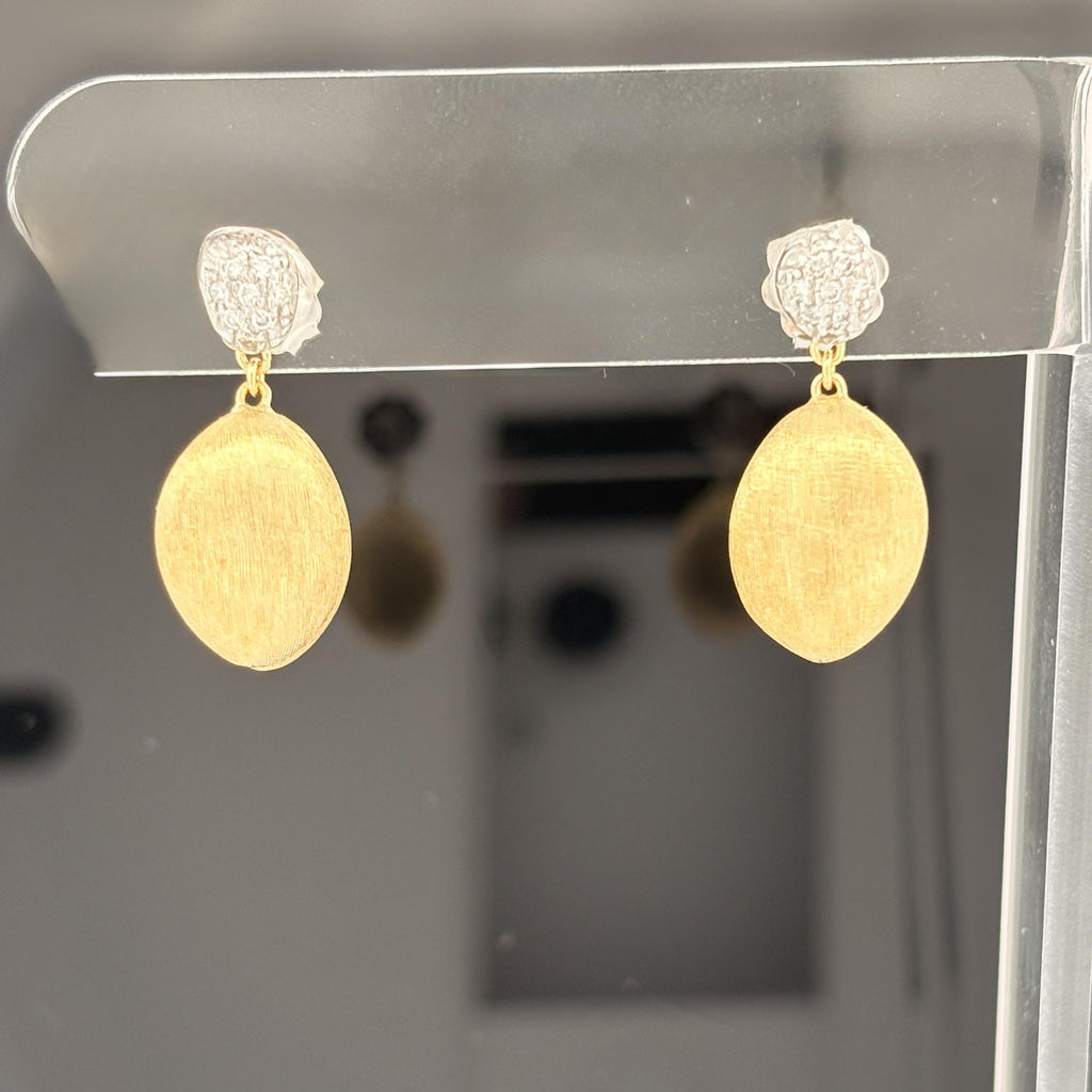 Marco Bicego Sivigia Diamond Drop Earrings 18k