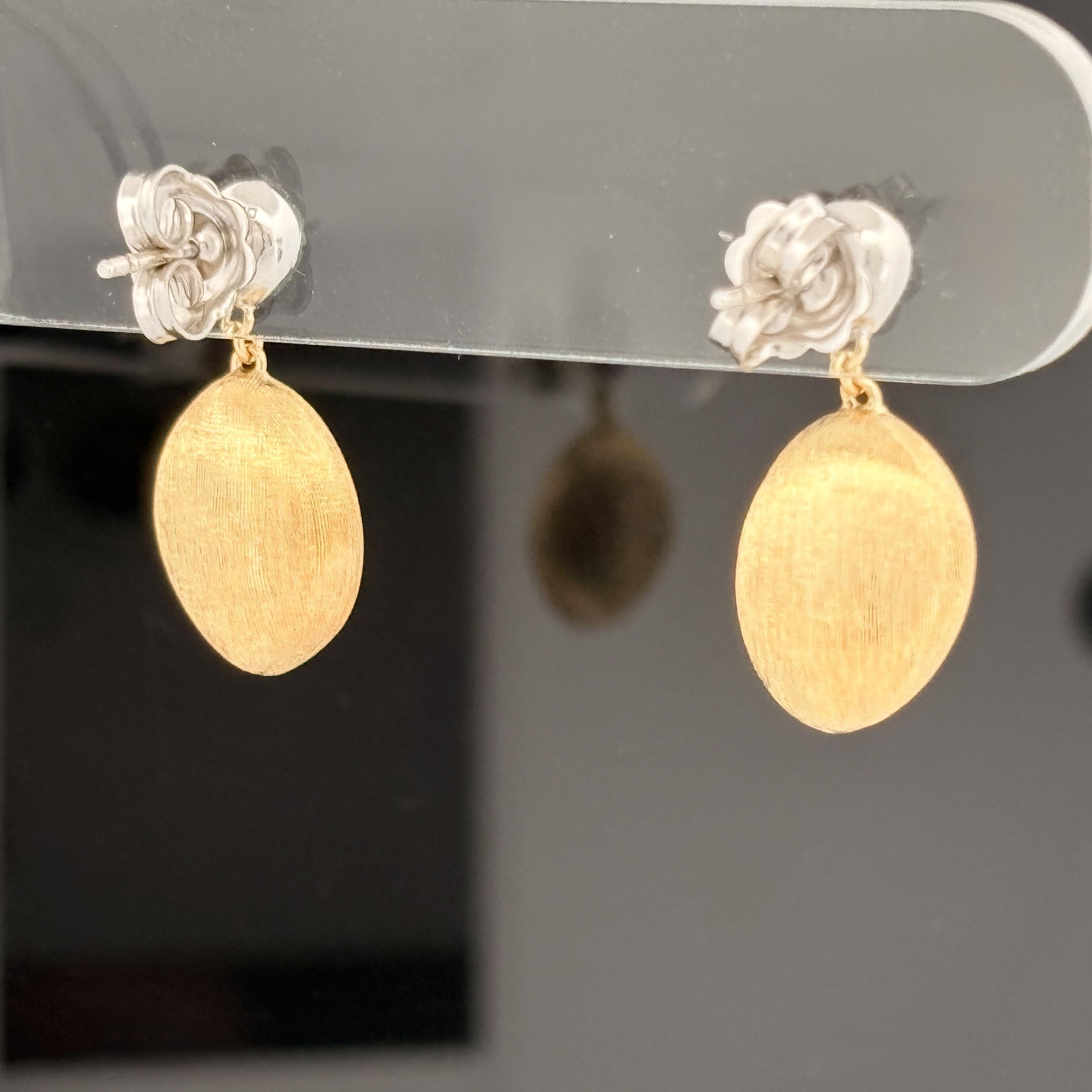 Marco Bicego Sivigia Diamond Drop Earrings 18k