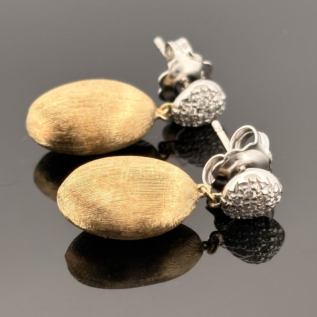 Marco Bicego Sivigia Diamond Drop Earrings 18k
