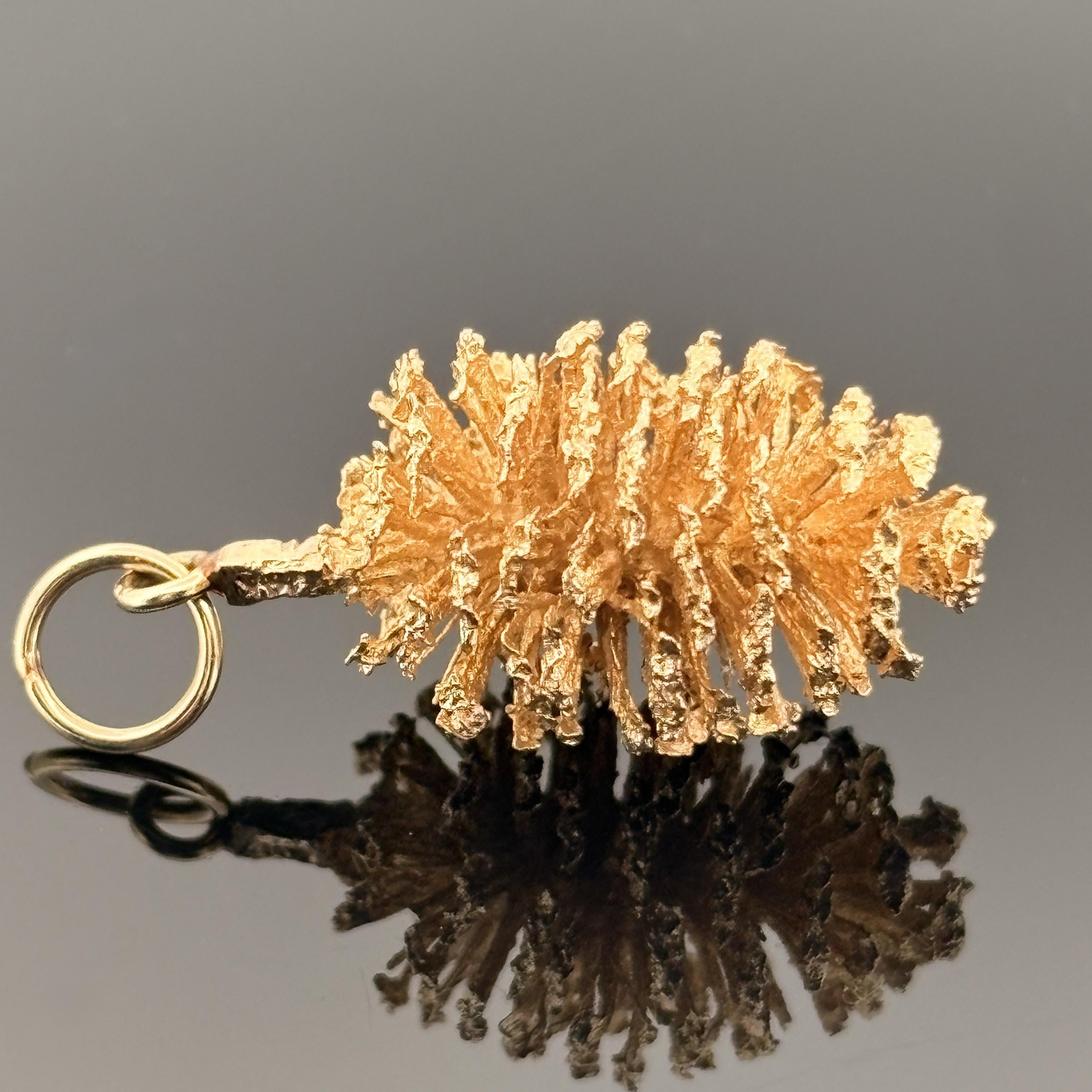 14k Pine Cone Pendant - GL