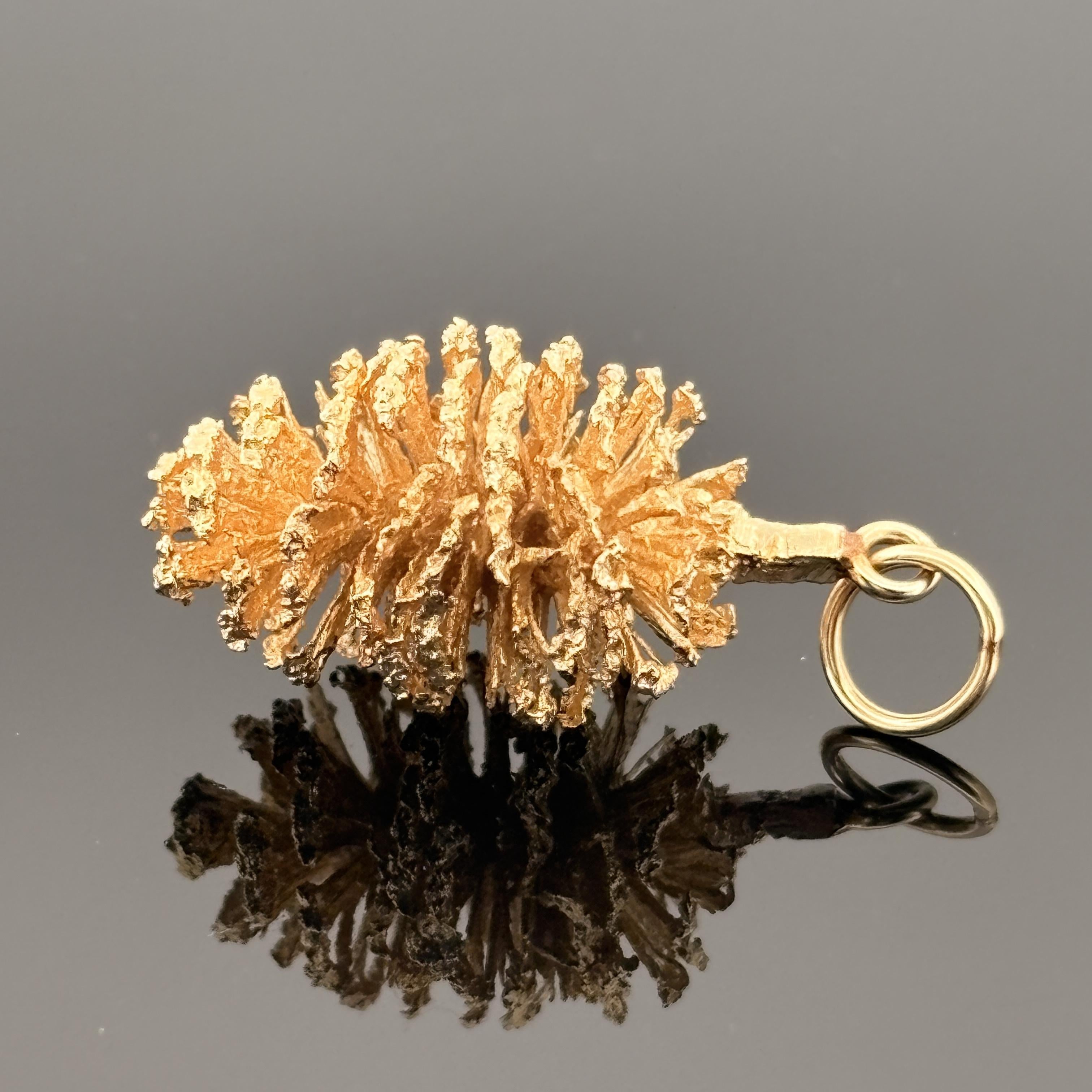 14k Pine Cone Pendant - GL