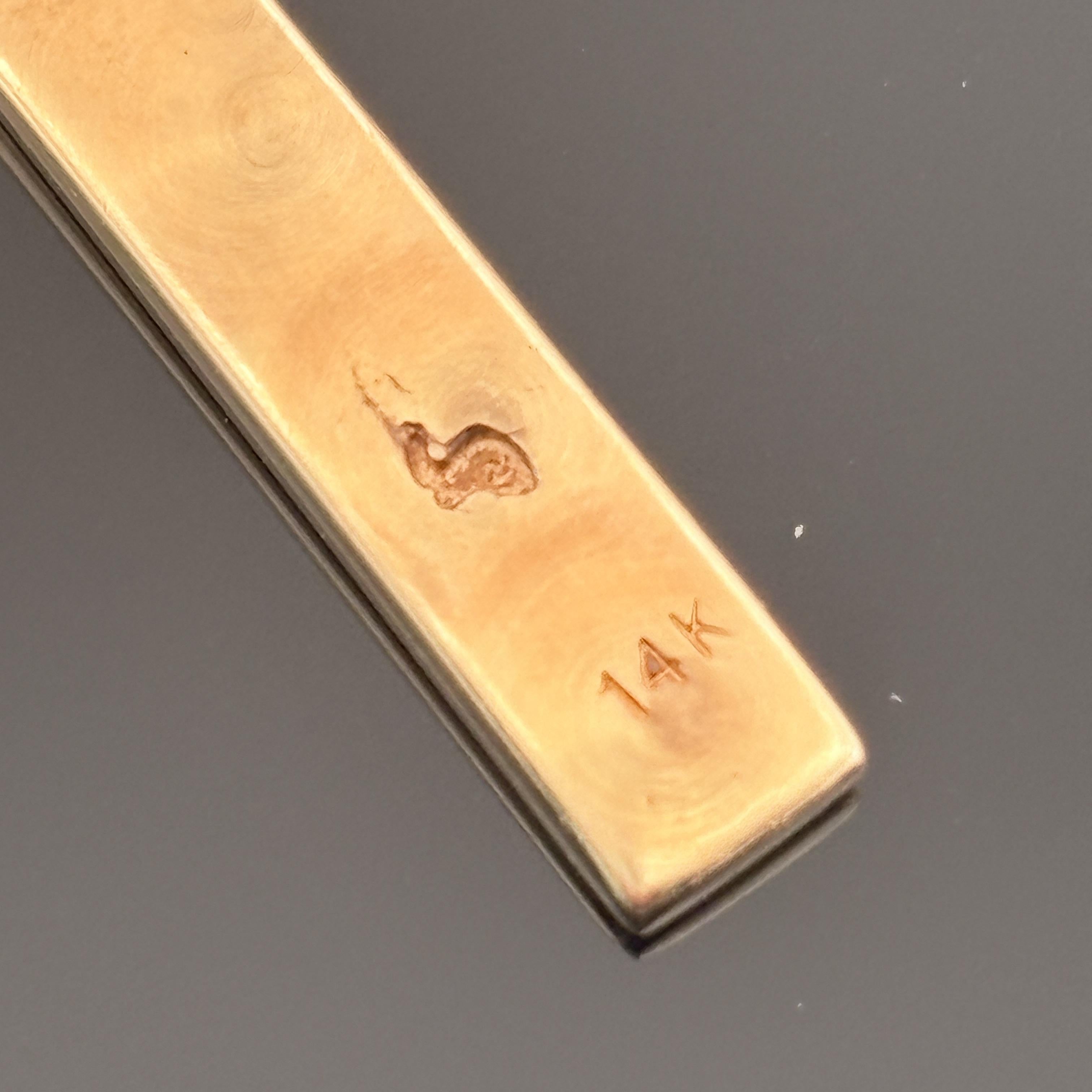 Large Solid 14k Gold Cross Pendant w/ Bail for Thicker Chains