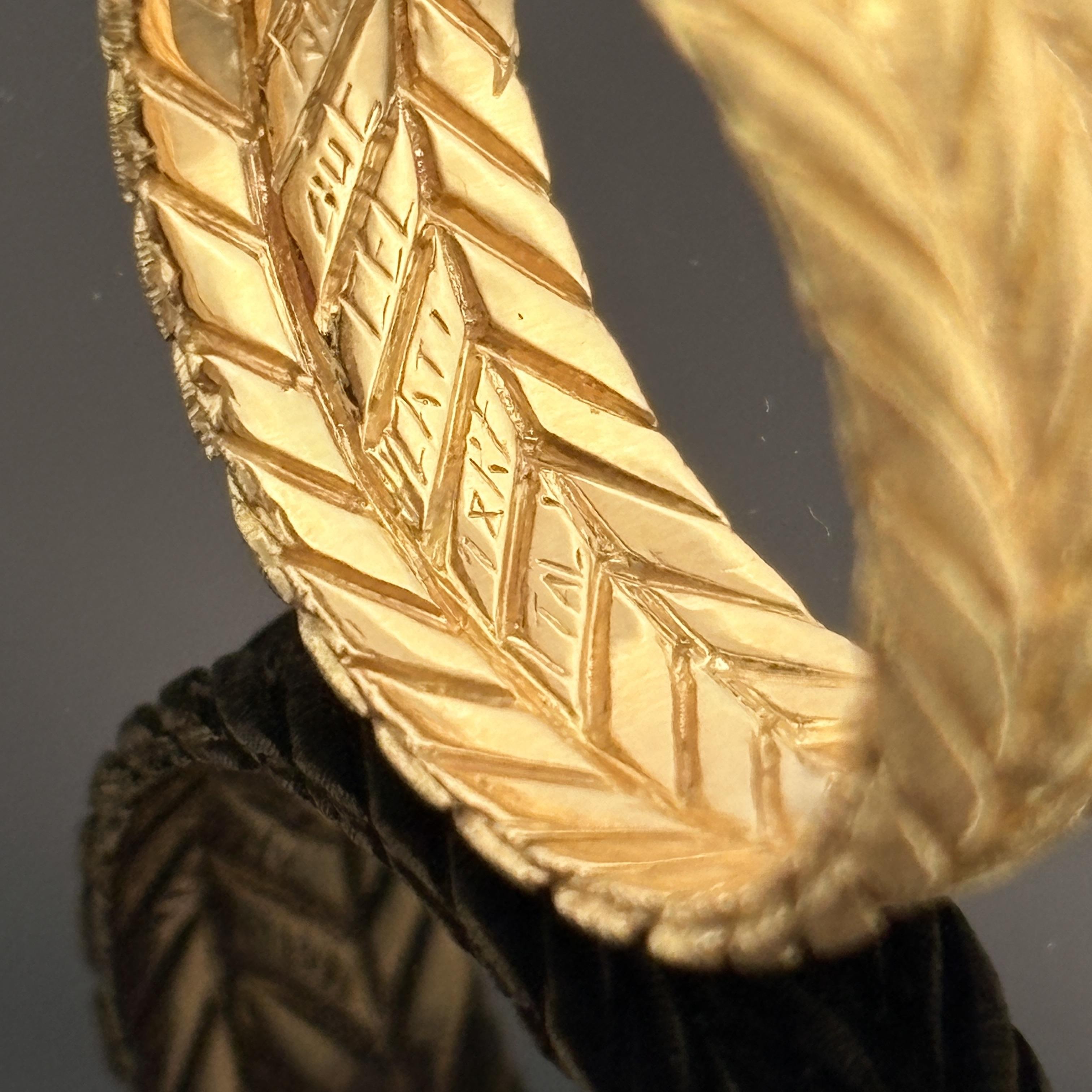 Vintage Gianmaria Buccellati Engraved 18k Yellow Gold Band sz 6.25