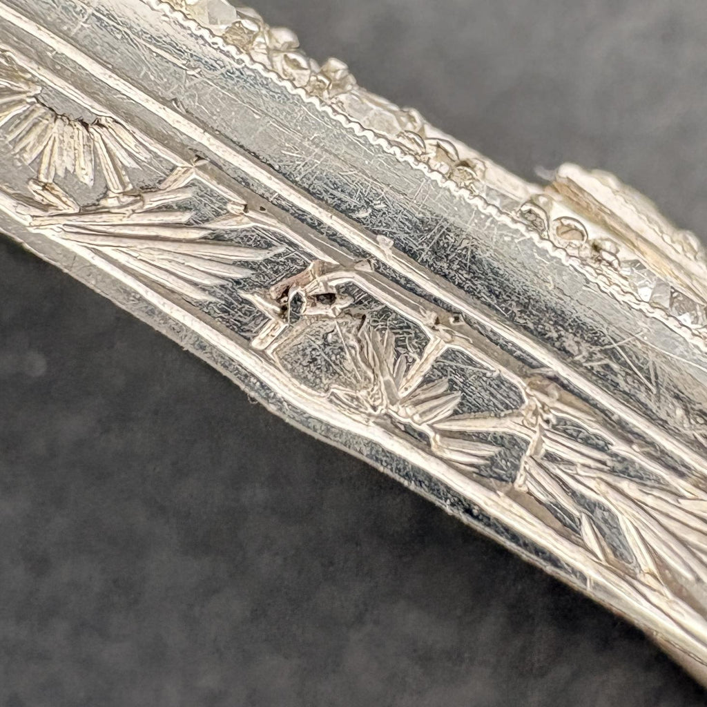 Antique Art Deco Platinum & Diamond Bracelet - French