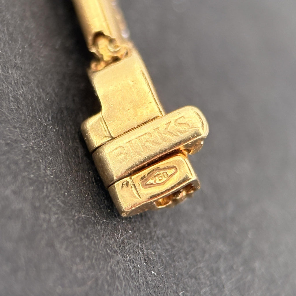 Birks Diamond Tennis Bracelet, 1.12ctw D/E VVS, 18k Gold