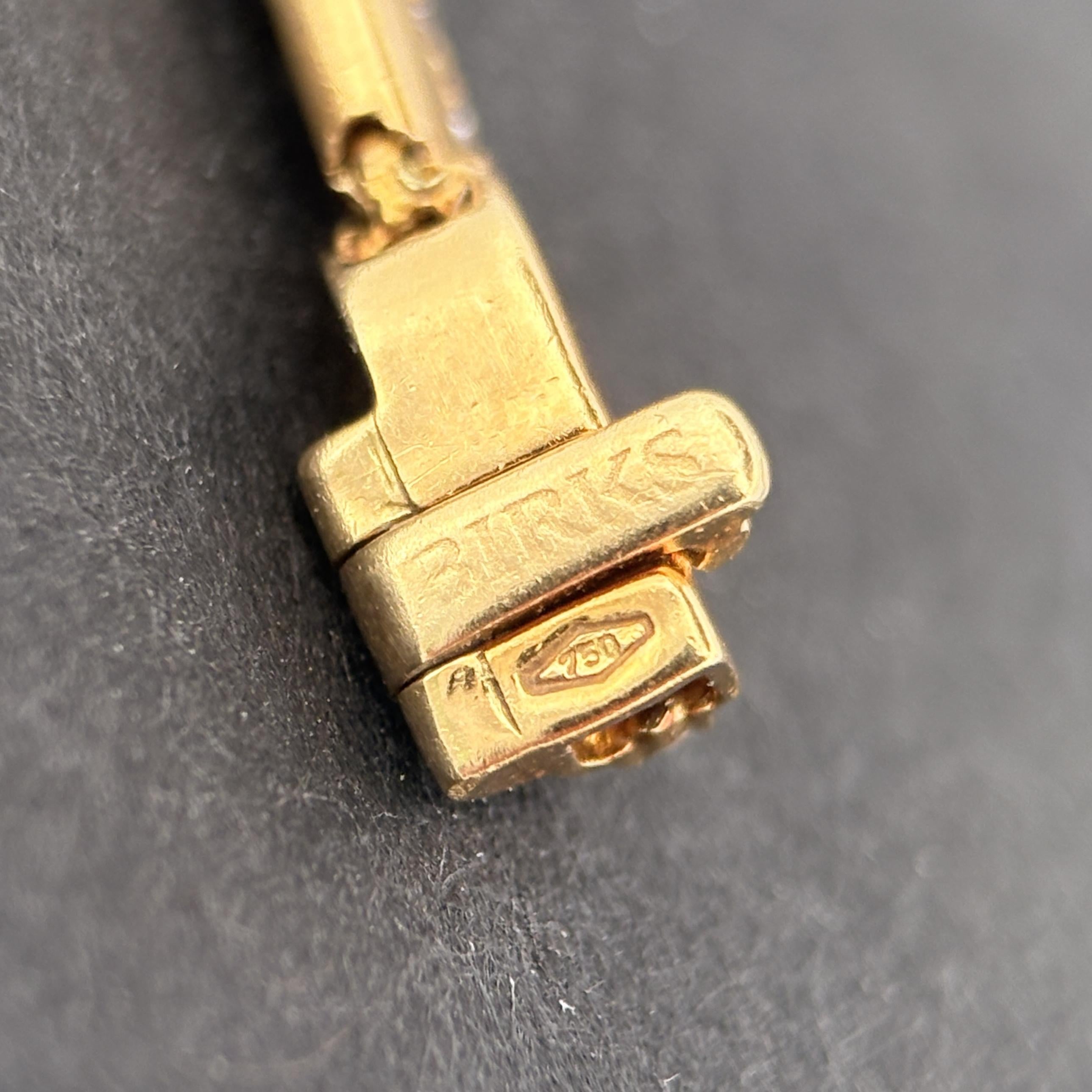 Birks Diamond Tennis Bracelet, 1.12ctw D/E VVS, 18k Gold