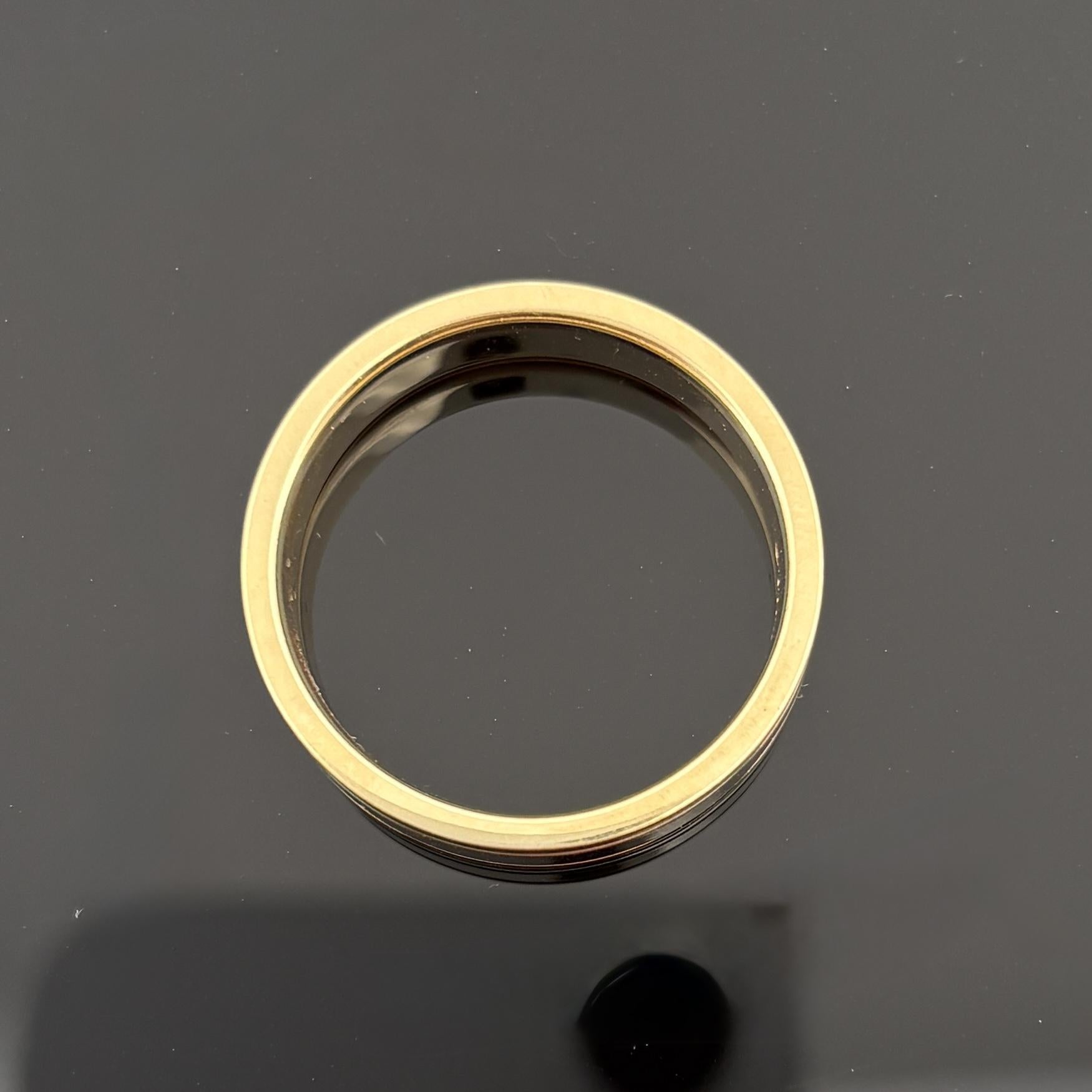 Tiffany & Co Together Milgrain Wedding Band 6mm 18k Yellow Gold Sz 11 3/4
