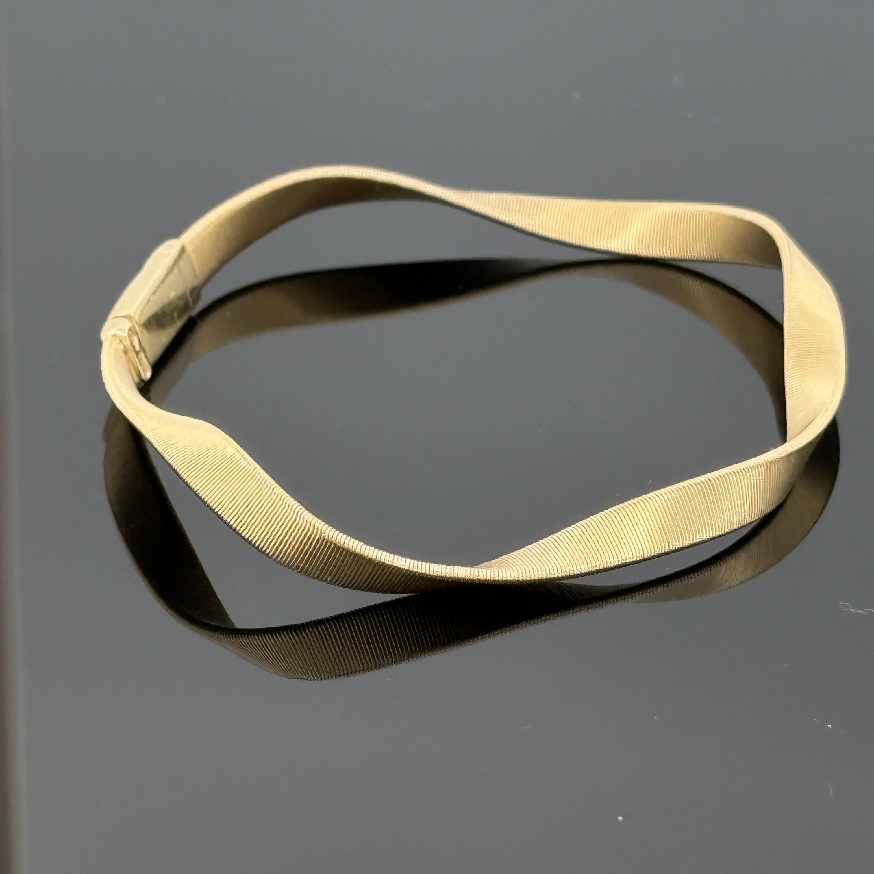 Marco Bicego Marrakech 18k Yellow Gold 4mm Bracelet, $5,650