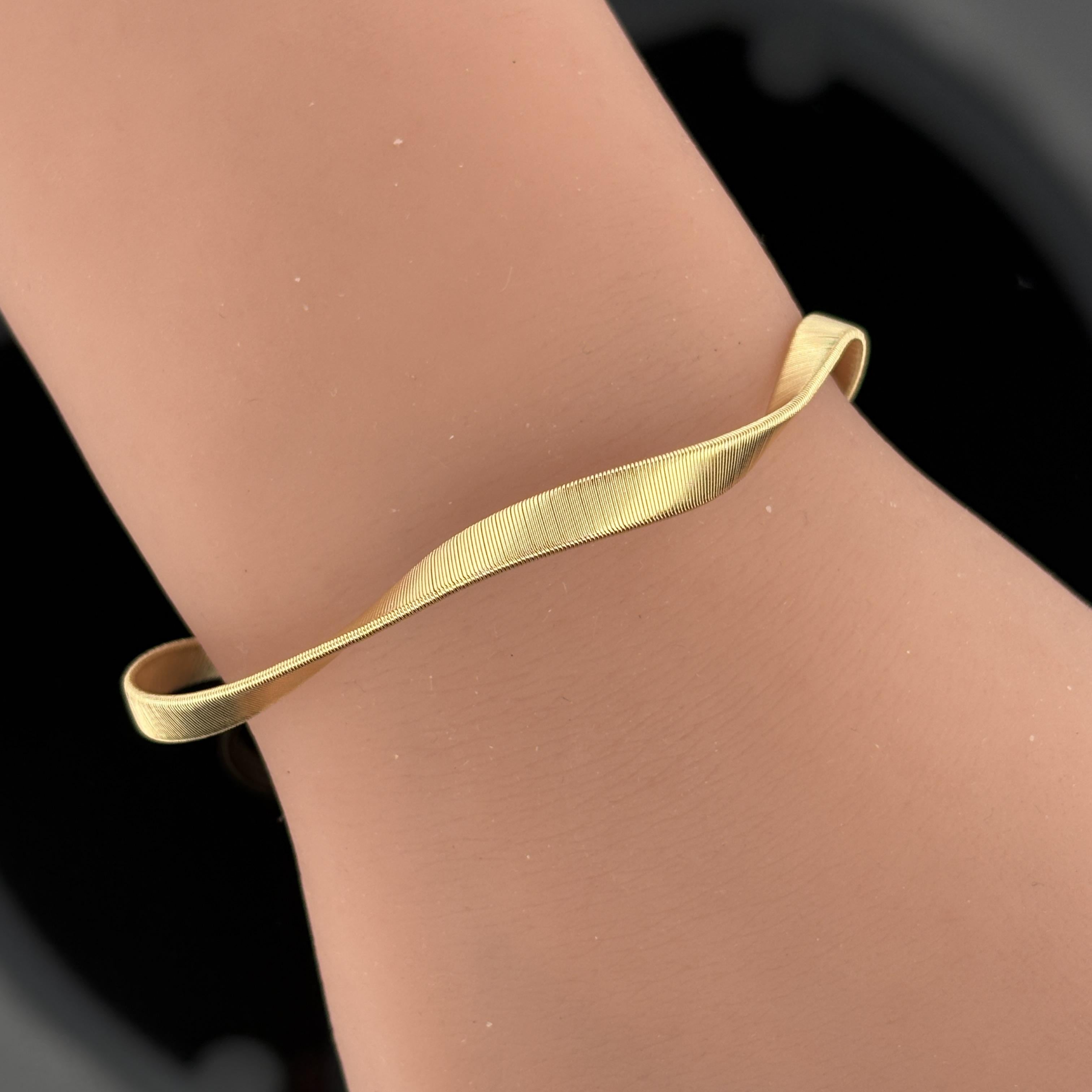 Marco Bicego Marrakech 18k Yellow Gold 4mm Bracelet, $5,650