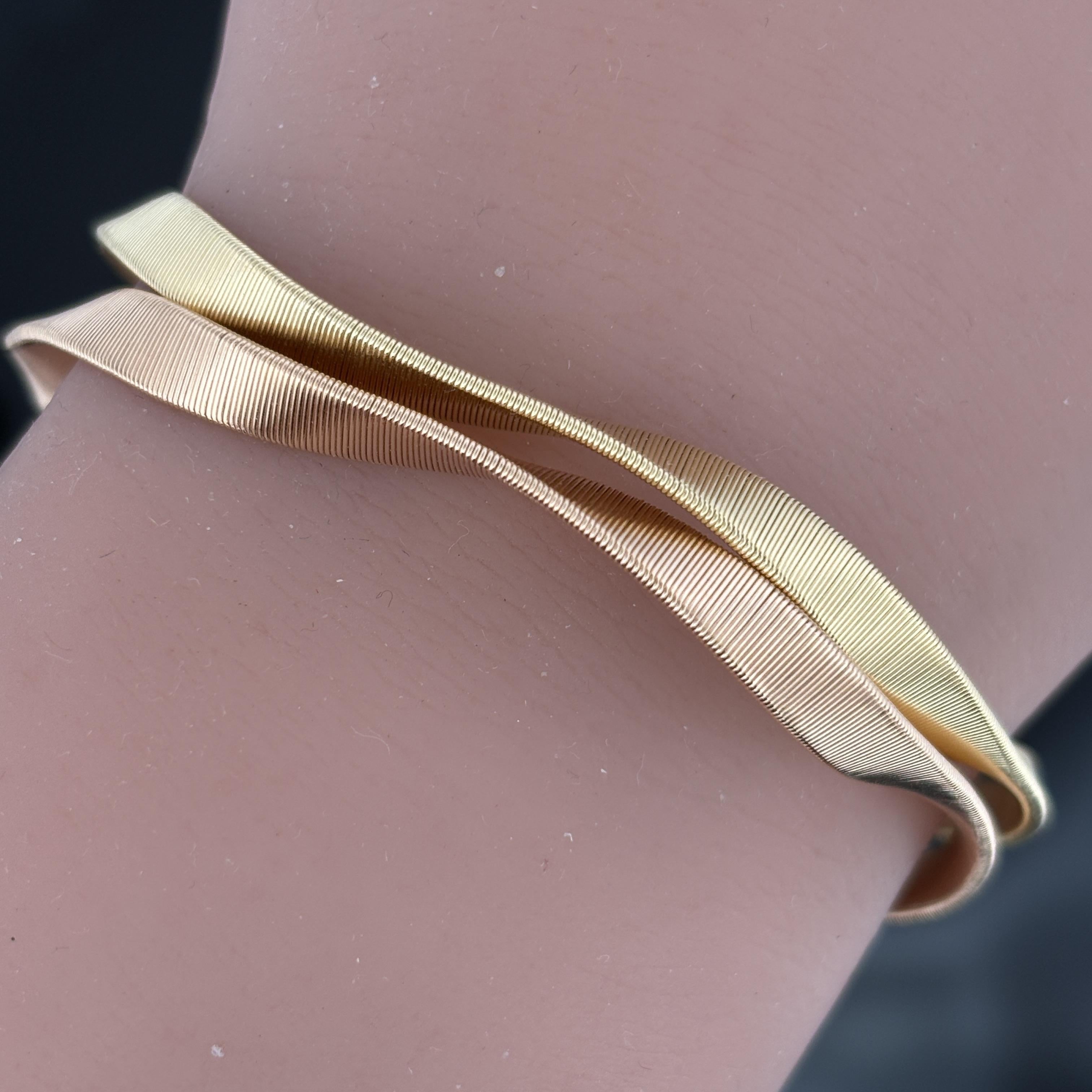 Marco Bicego Marrakech 18k Rose Gold 4mm Bracelet, $5,650