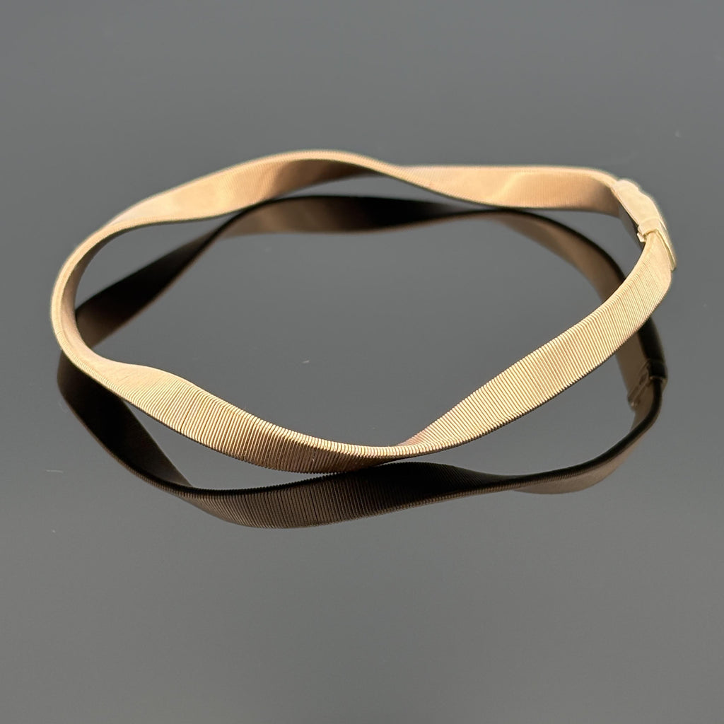 Marco Bicego Marrakech 18k Rose Gold 4mm Bracelet, $5,650