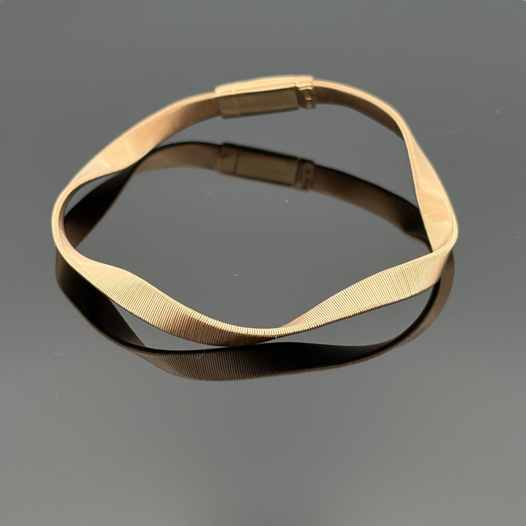 Marco Bicego Marrakech 18k Rose Gold 4mm Bracelet, $5,650