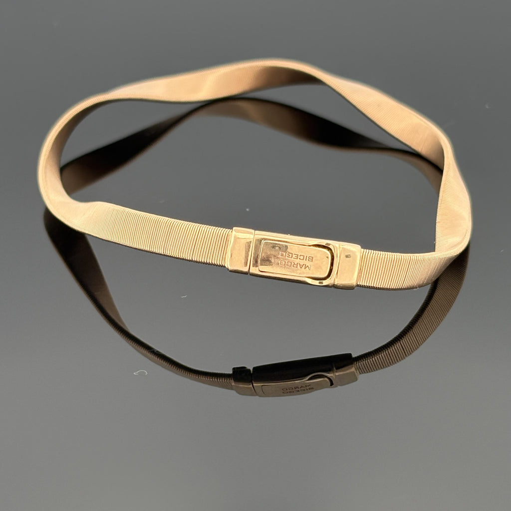 Marco Bicego Marrakech 18k Rose Gold 4mm Bracelet, $5,650