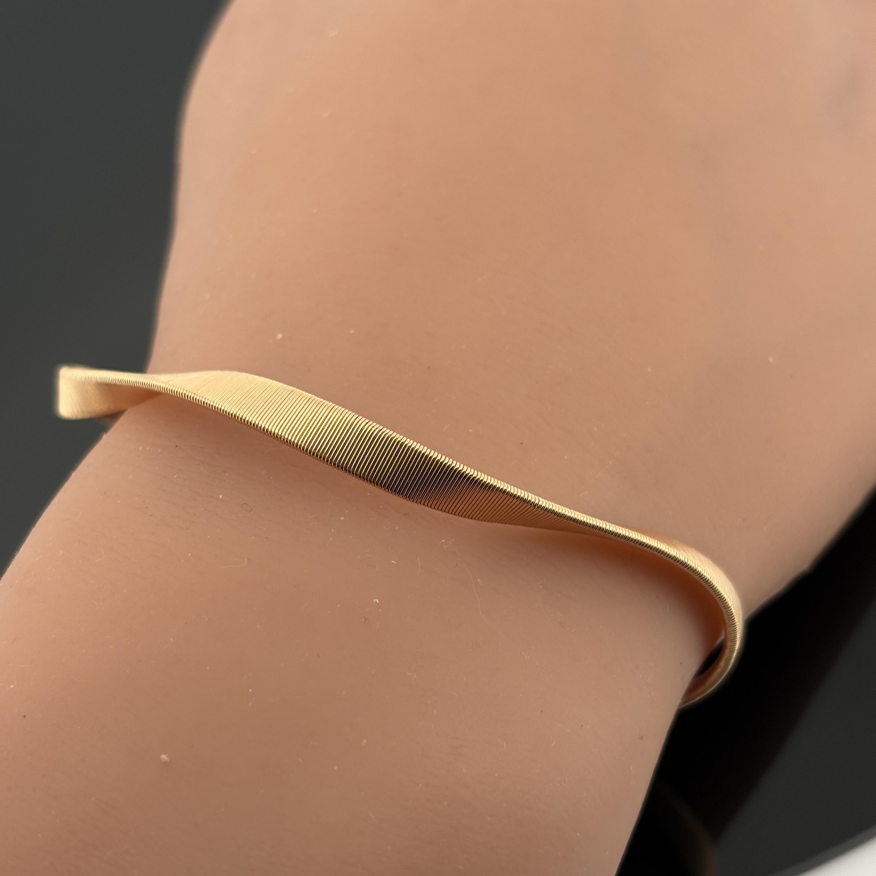 Marco Bicego Marrakech 18k Rose Gold 4mm Bracelet, $5,650