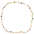 Marco Bicego Paradise Gemstone Necklace 18k Yellow Gold 18"