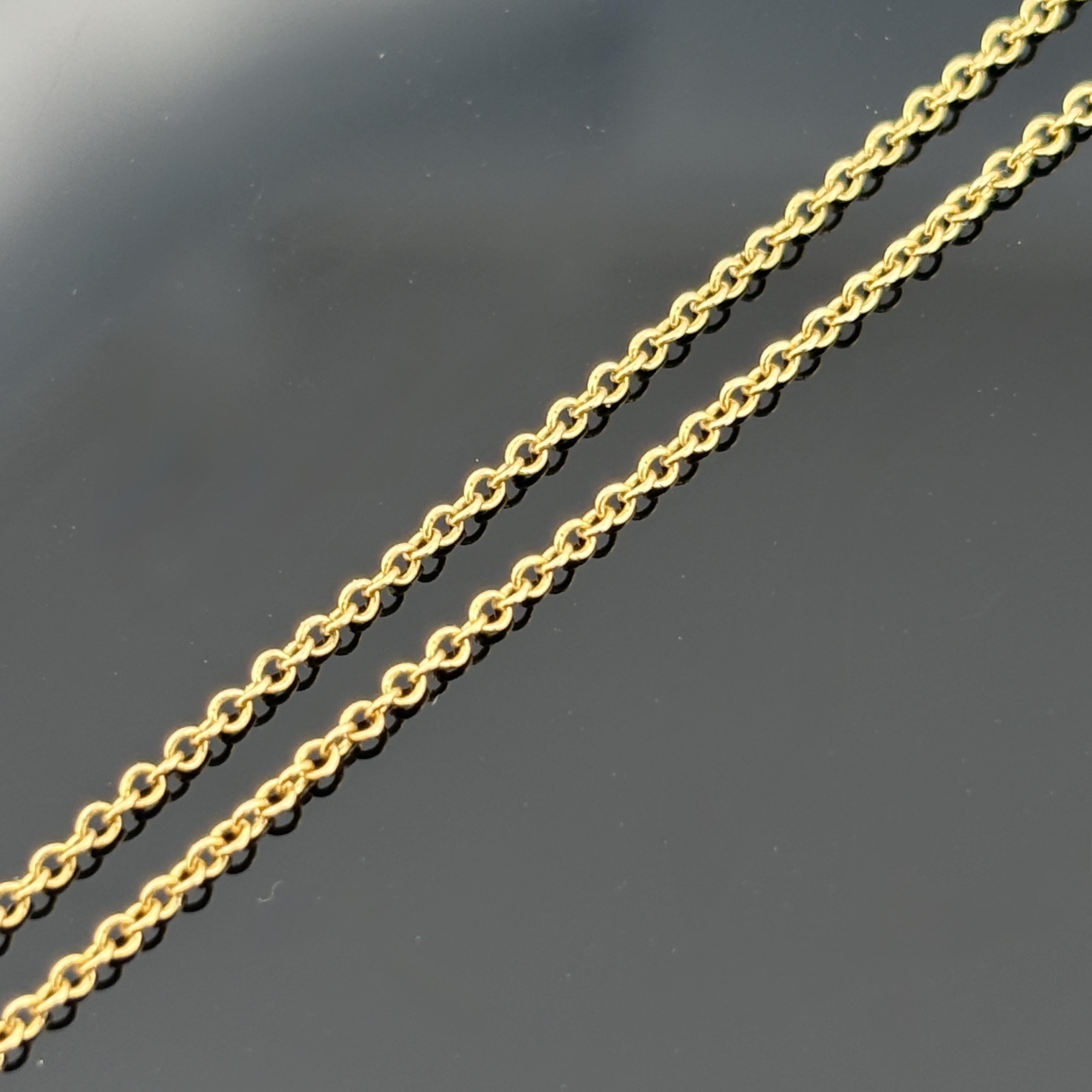 Effy Coral Cabochon & Diamond Pendant Necklace Satin Finish 14k Yellow Gold