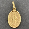 Miraculous Medal 15mm 18k Yellow Gold - Italy - UnoArre