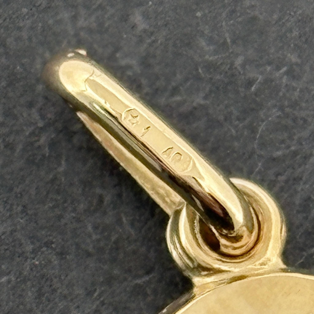 Miraculous Medal 15mm 18k Yellow Gold - Italy - UnoArre