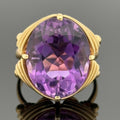 Vintage H. Stern Amethyst Ring 18k Yellow Gold, 12.65ct