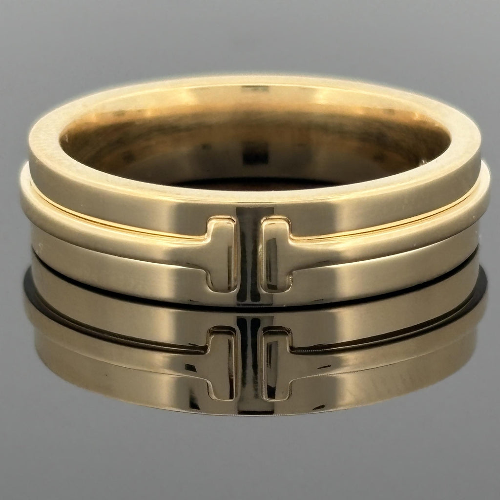 Tiffany & Co Tiffany T Wide Ring 18k Yellow Gold, 5.5mm Sz 9, $3,100