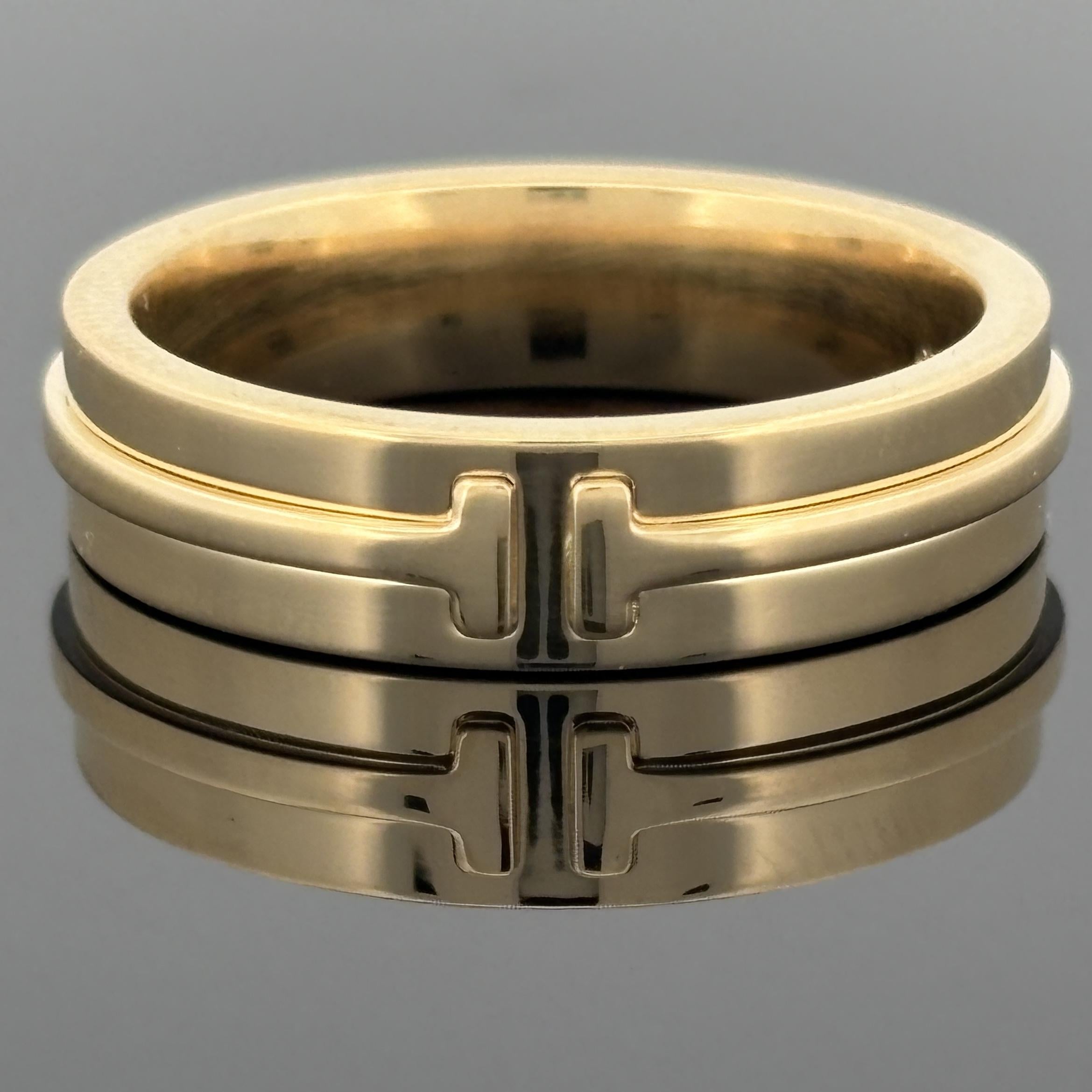 Tiffany & Co Tiffany T Wide Ring 18k Yellow Gold, 5.5mm Sz 9, $3,100