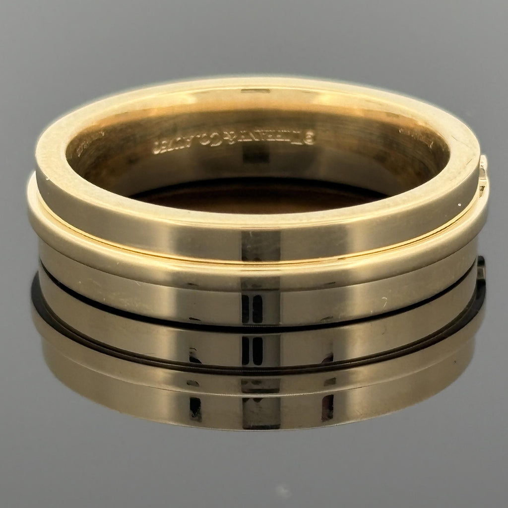 Tiffany & Co Tiffany T Wide Ring 18k Yellow Gold, 5.5mm Sz 9, $3,100