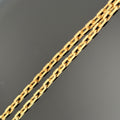 Vintage French Cable Link 18k Yellow Gold Chain, 2.5mm 16.25"