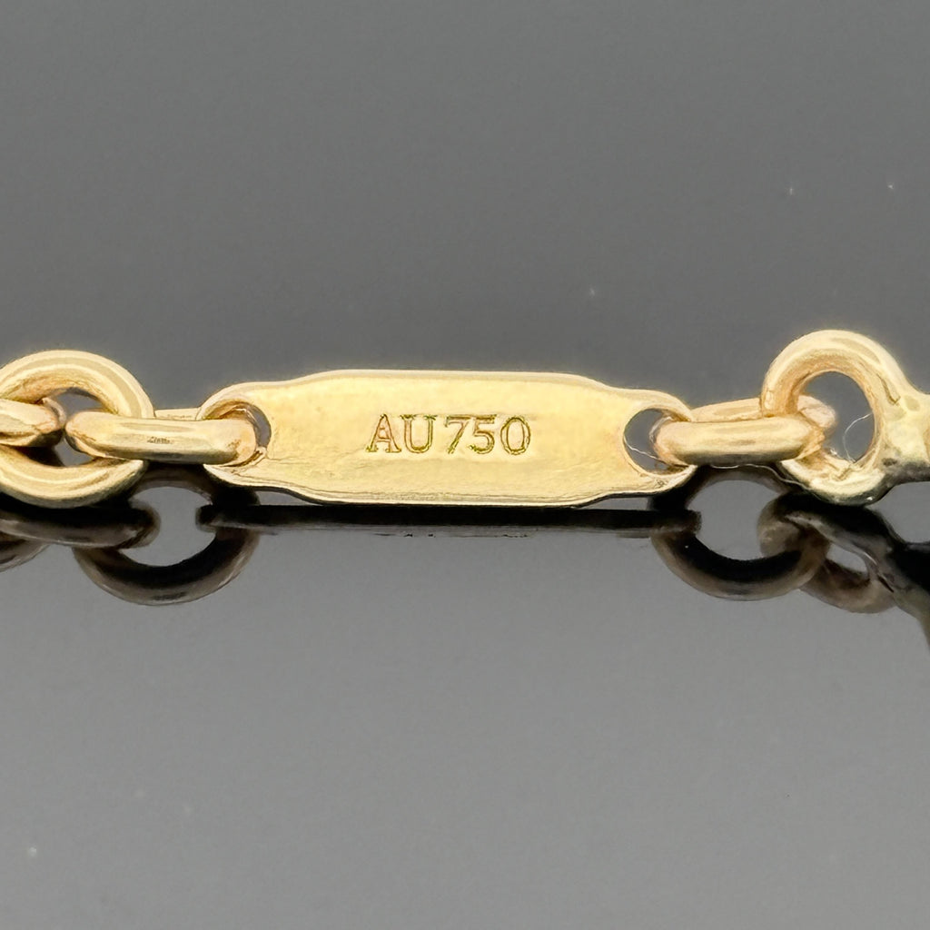 Vintage Tiffany & Co. 18K Yellow Gold Cable Link Chain Necklace, 24" 3mm 16.9g