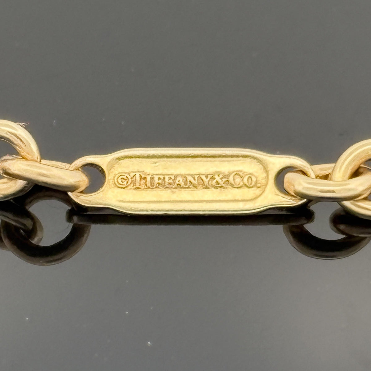 Vintage Tiffany & Co. 18K Yellow Gold Cable Link Chain Necklace, 24" 3mm 16.9g