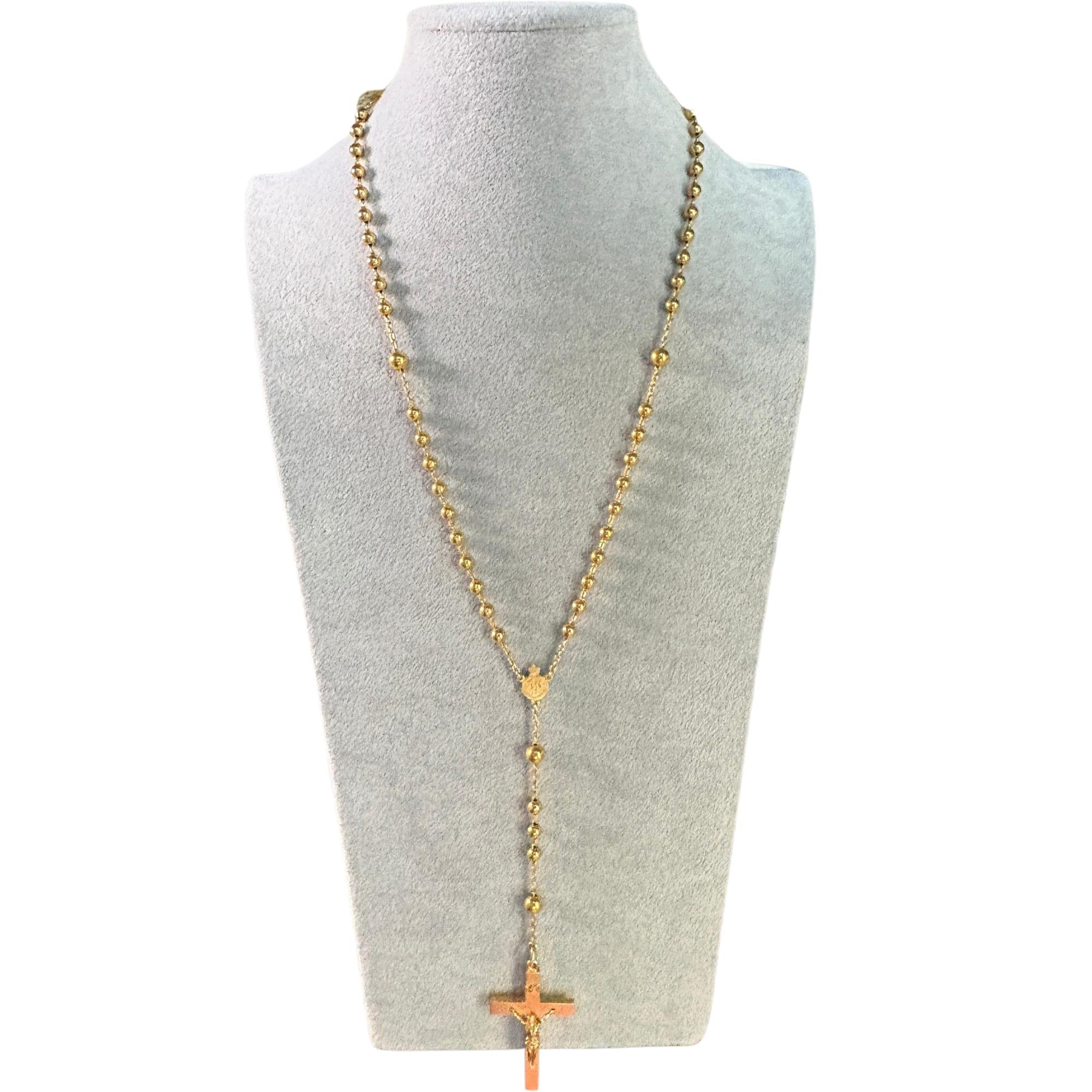 Antique Sloan & Co 14k Gold Rosary, 1908